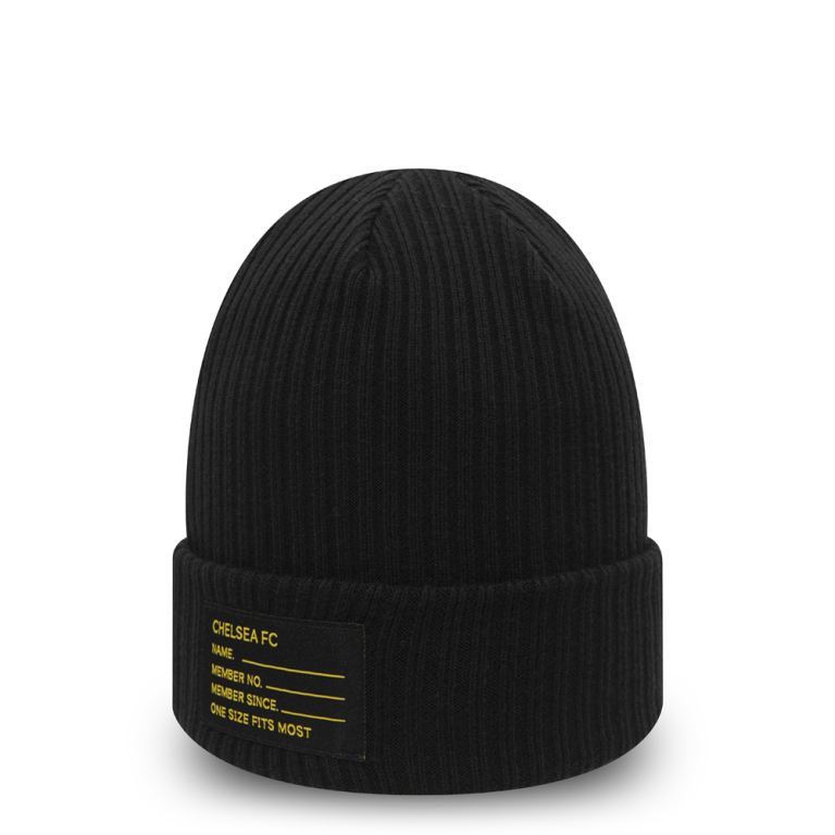 Gorras New Era Beanies Negros - Chelsea FC Patch 82435MURJ